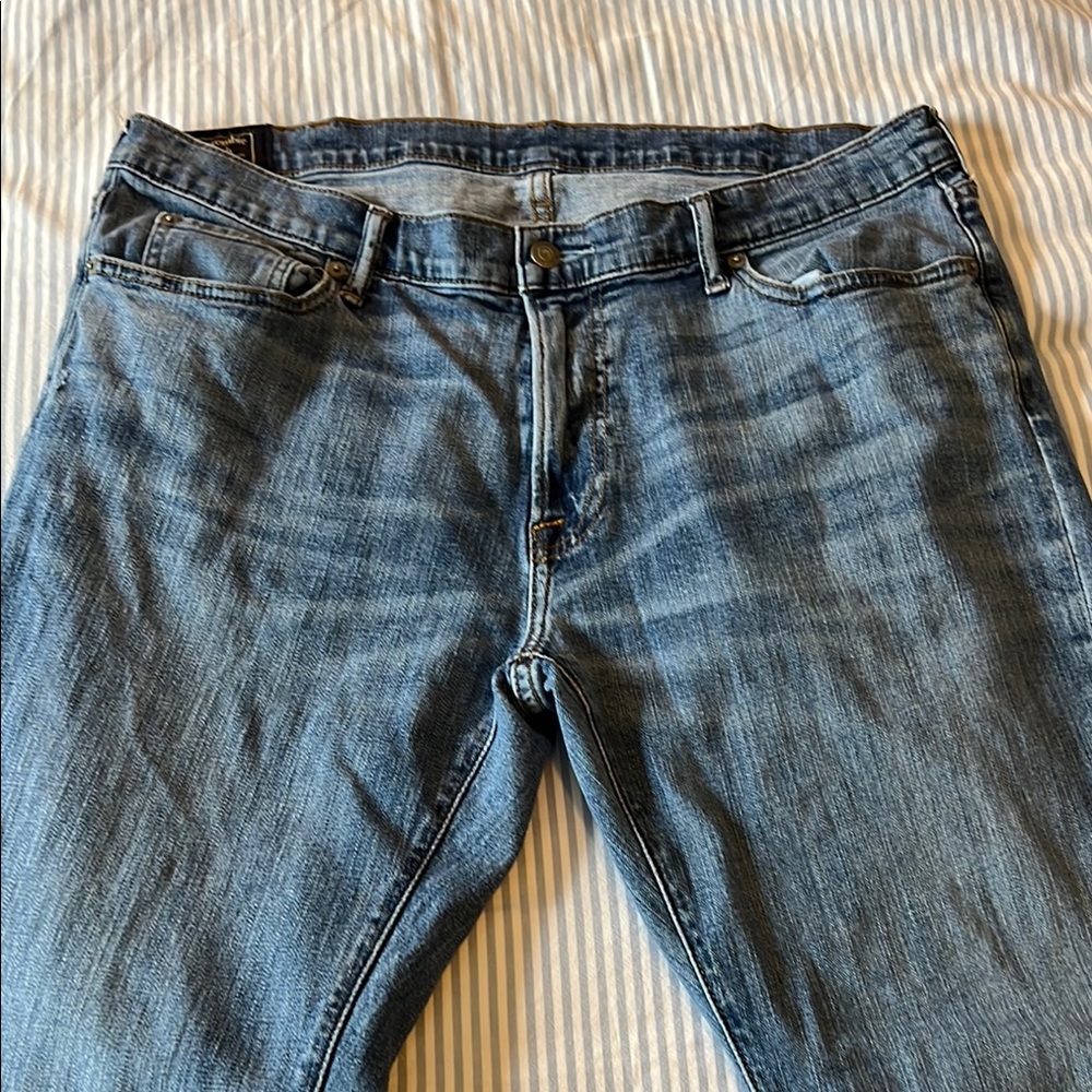 Abercrombie & Fitch Light Blue Slim Jeans - Picture 3 of 4